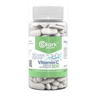 Stark Vitamin C Sodium Ascorbate 500mg - 100 tabs 2023-10-5821 фото