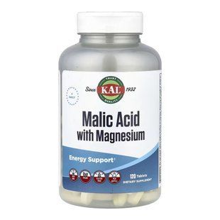 Malic Acid with Magnesium - 120 tabs 2023-10-7241 фото