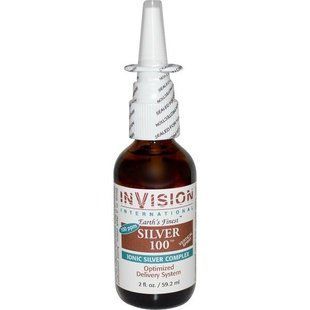 Invision International, Silver 100, Ionic Silver Complex, Vertical Spray, 2 fl oz (59.2 ml) IVI-11222 фото