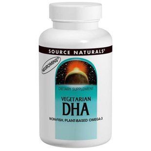 Source Naturals, Вегетаріанська докозагексаєнова кислота, 200 мг, 30 капсул SNS-02268 фото