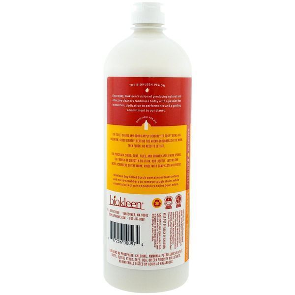 Bio Kleen, Соевое средство для очищения туалета, 32 ж. унц. (946 мл) BIK-00097 фото