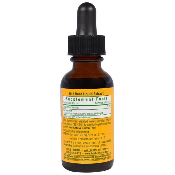 Herb Pharm, Краснокоренник, 1 рідка унція (30 мл) HBP-00033 фото