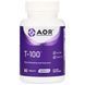 Advanced Orthomolecular Research AOR, T &bull; 100, для щитовидной железы с питательными элементами, 60 таб. AOR-08022 фото 1