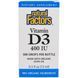 Natural Factors, Капли для детей с витамином D3, 400 IU, 15 мл NFS-01058 фото 1