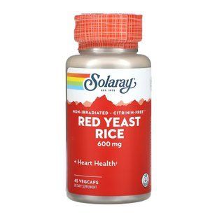 Red Yeast Rice 600mg - 45 vcaps 2023-10-6714 фото