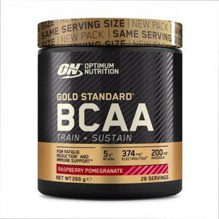 Gold Standard BCAA - 266g Orange Raspberry 100-53-4992150-20 фото