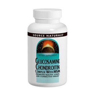 Source Naturals, Комплекс глюкозаміну, хондроїтину і МСМ, 120 таблеток SNS-01254 фото