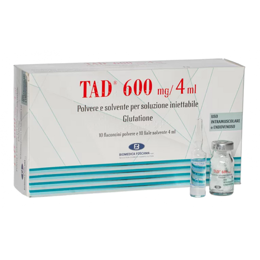 TAD 600 (Glutathione) ТАД 600, ГЛУТАТИОН ТАД 600МГ/4МЛ №10 В АМПУЛАХ купить  в Киеве
