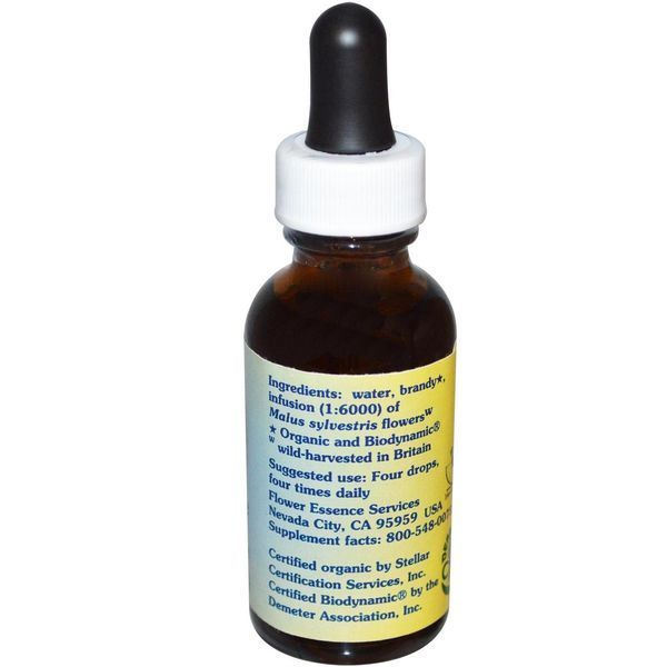 Flower Essence Services, Дика яблуня, квіткова есенція, 30 мл FES-21010 фото