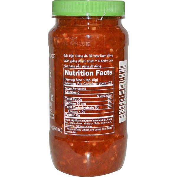 Часниковий соус з чилі, Huy Fong Foods Inc., 510 г HUY-06105 фото