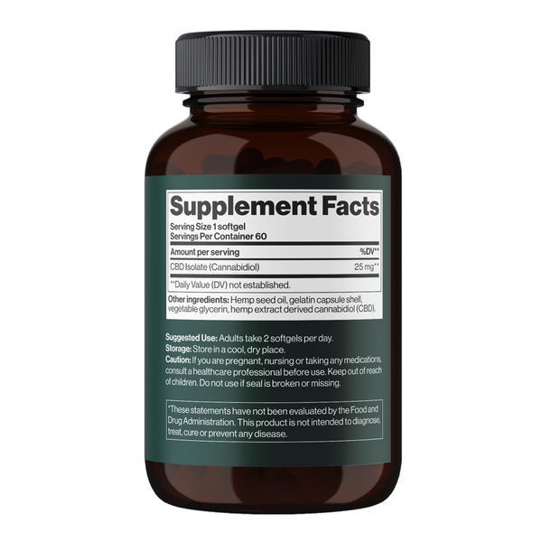 CBD Isolate 1500 mg - 60 softgels 2023-10-5111 фото