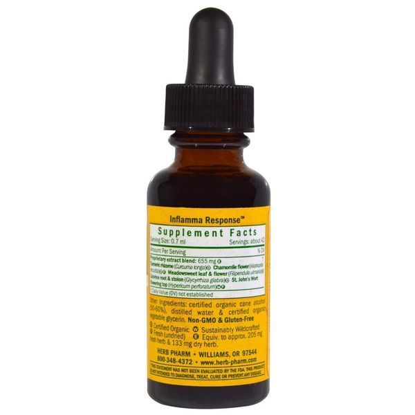 Herb Pharm, Inflamma Response (противовоспалительное средство), 1 жидкая унция (30 мл) HBP-90040 фото