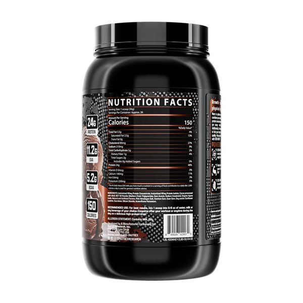 100% Whey Protein - 913g Chocolate 2022-10-2811 фото