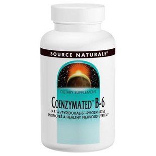Source Naturals, Коферментный B-6, 100 мг, 60 таблеток SNS-01860 фото