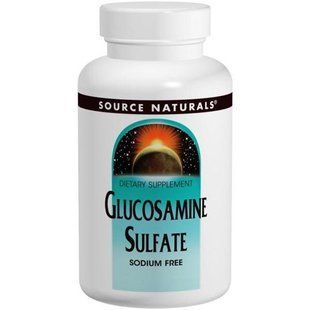 Source Naturals, Порошок глюкозаміну сульфату, безнатриевый, 226,8 г SNS-01364 фото