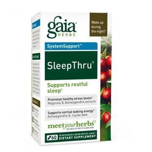 Gaia Herbs, SleepThru, 60 растительных, жидких Phyto-Caps GAI-14576 фото