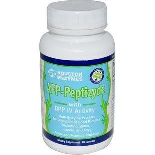 Houston Enzymes, Пептизид протеаза з ДПП-4 і целюлозою, 90 капсул HNI-00004 фото