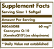 Megasorb CoQ-10 60mg - 120 softgels 2022-10-1523 фото 2