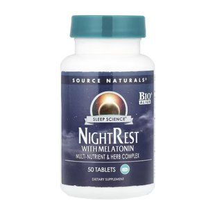 Sleep Science&reg; NightRest&trade; with Melatonin - 50 tabs 2023-10-4609 фото