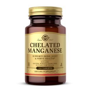 Chelated Manganese - 100 tabs 2023-10-3693 фото