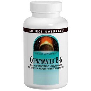 Source Naturals, Коферментный B-6, 300 мг, 30 таблеток SNS-02195 фото