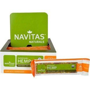 Navitas Organics, Суперпродукт+ конопля, конопляные батончики-суперпродукт с густой арахисовой пастой, 12 шт., 16,8 унций (480 г) NAV-02031 фото