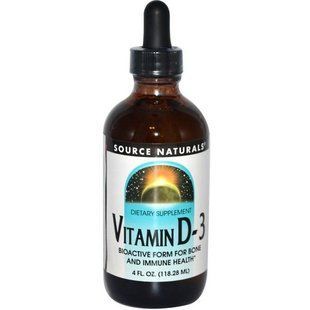 Source Naturals, Витамин D-3, 4 жидкие унции (118,28 мл) SNS-02276 фото