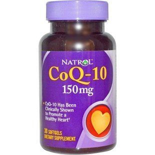 Natrol, CoQ-10, 150 мг, 30 капсул NTL-04004 фото