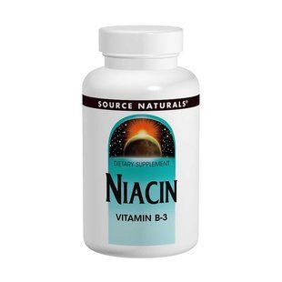 Source Naturals, Никотиновая кислота, 100 мг, 250 таблеток SNS-00502 фото