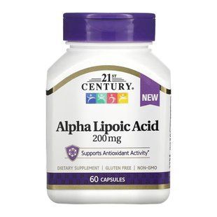 Alpha Lipoic Acid 200 mg - 60 caps 2023-10-7085 фото