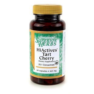 Екстракт вишні, Hi Actives Tart Cherry, 465 мг (60 капс) SWH112 фото