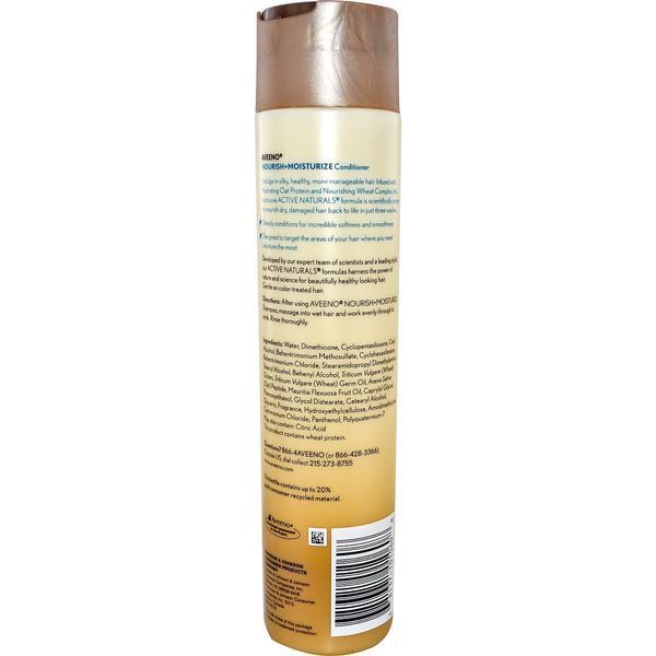 Aveeno, Active Naturals, Nourish+, Moisture Conditioner, 10.5 fl oz AVO-01060 фото