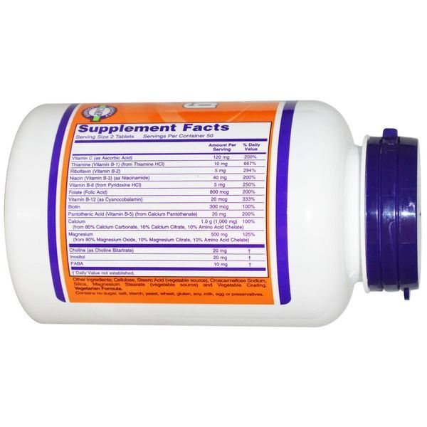 Now Foods, Комплекс кальцію і магнію, Засіб для позбавлення від стресу, 100 таблеток NOW-01275 фото