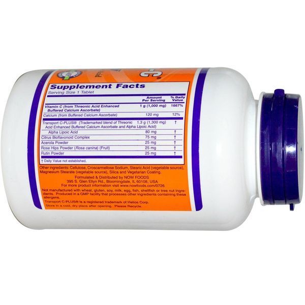 Now Foods, AlphaSorb-C 1000, 120 таблеток NOW-00726 фото
