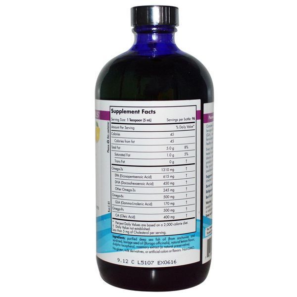 Nordic Naturals, Complete Omega, зі смаком лимона, 16 рідких унцій (473 мл) NOR-02774 фото
