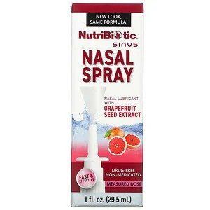NutriBiotic, Назальный спрей, с экстрактом семян грейпфрута, 1 жидкая унция (29,5 мл) NBC-01050 фото