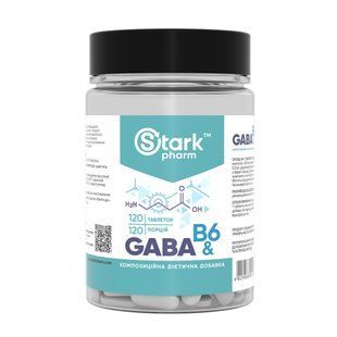 GABA & B6 500mg - 120 tabs (До 09.26) 2023-10-7873 фото