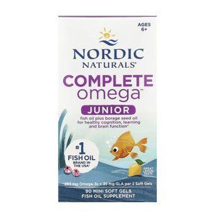 Complete Omega Junior - 90 mini softgels 2023-10-5941 фото