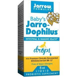Jarrow Formulas, Детские капли Babys Jarro-Dophilus Drops, жидкие капли, 8 мл JRW-03014 фото