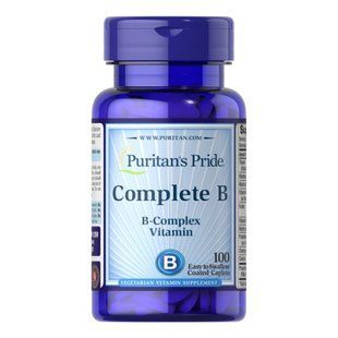Complete B (B-Complex Vitamin) - 100caps 100-60-9682625-20 фото