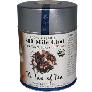 The Tao of Tea, 500 Mile Chai, 100% органический черный чай со специями, 4,0 унции (114 г) TOT-91000 фото