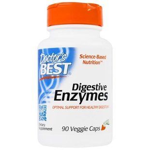 Doctors Best, Пищеварительные ферменты (Best Digestive Enzymes &mdash; All Vegetarian), 90 растительных капсул DRB-00047 фото