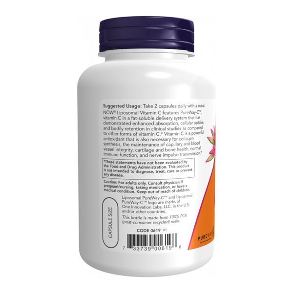 Liposomal Vitamin C - 120 vcaps 2023-10-2505 фото