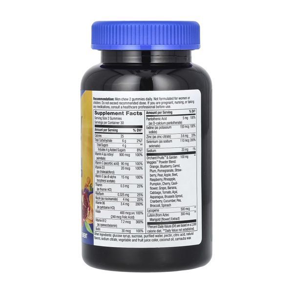 Men's 50+ Multivitamin - 60 gummies 2023-10-2170 фото