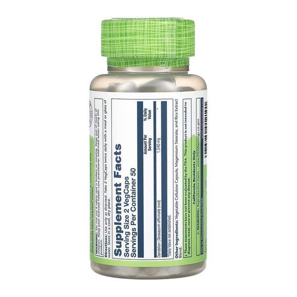 Dandelion Root 520mg - 100 vcaps 2023-10-6717 фото