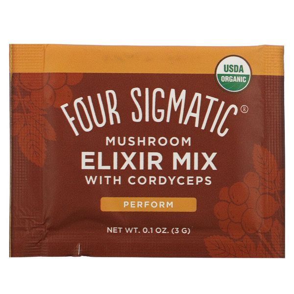 Four Sigmatic, Напиток из грибов кордицепс и травами, 20 пакетиков, 0,1 унции (3 г) каждый FSM-31037 фото