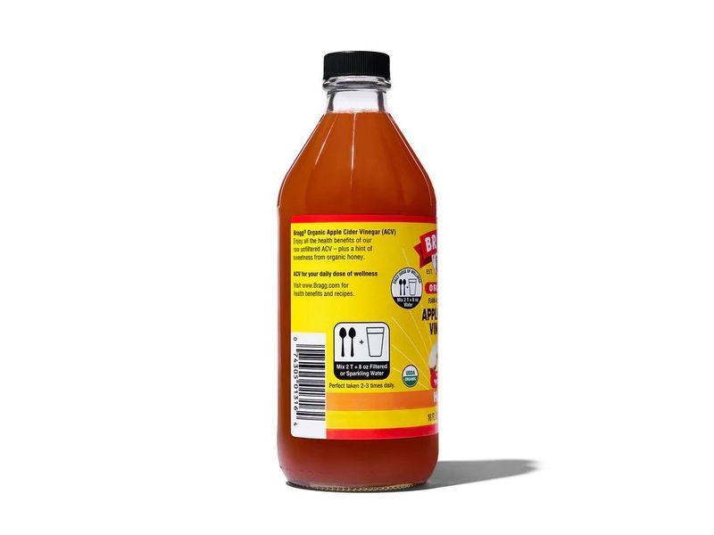 Уксус с медом Bragg яблочнный 473мл. BRA-01432 фото