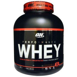 Optimum Nutrition, Performance Whey, шоколадный протеиновый коктейль, 4,3 фунта (1,95 кг) OPN-02353 фото