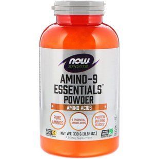 Now Foods, Спорт, порошок из 9 незаменимых аминокислот, 11,64 унции (330 г) NOW-00206 фото