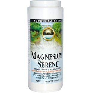 Source Naturals, Magnesium Serene, мандарин и фруктовая смесь, 500 г SNS-02209 фото